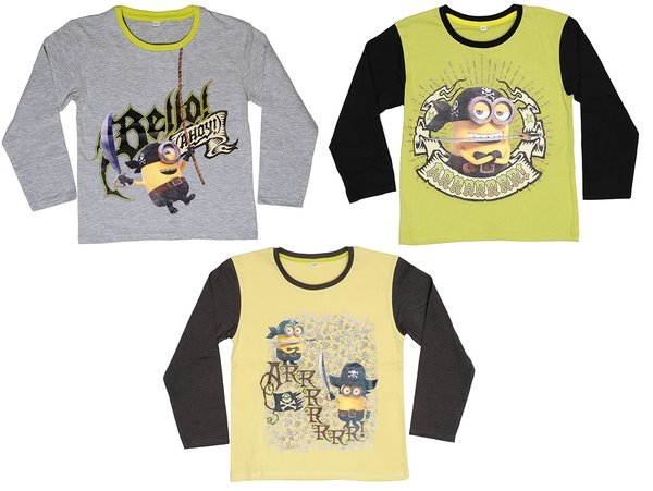 LA-Shirts von den Minions im Piratenlook