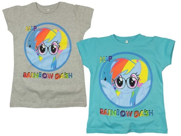 T-Shirts von My little Pony mit Rainbow Dash