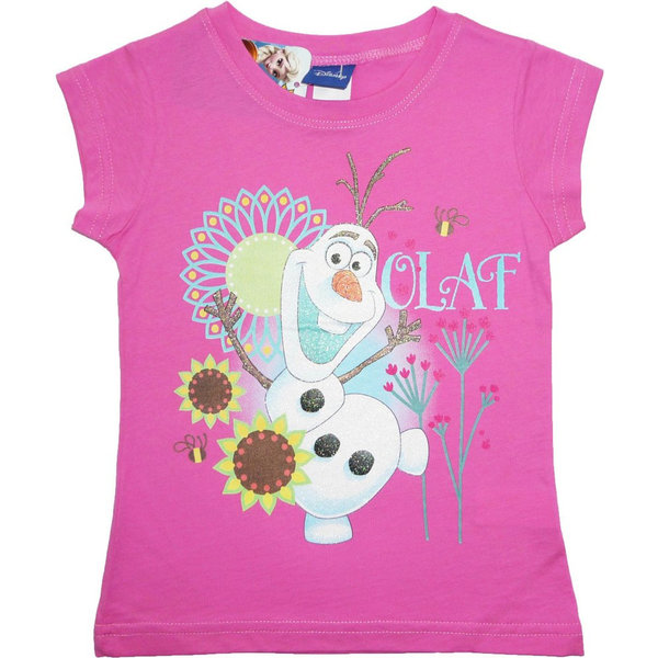 T-Shirts v. Olaf in Pink und Türkis