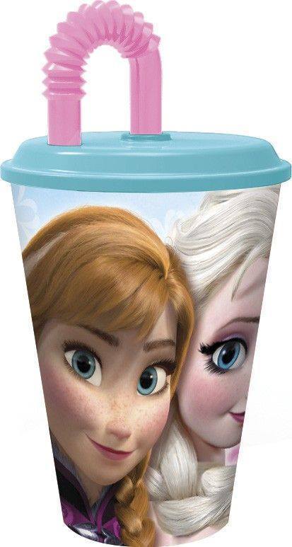 Deckelbecher mit Anna und Elsa