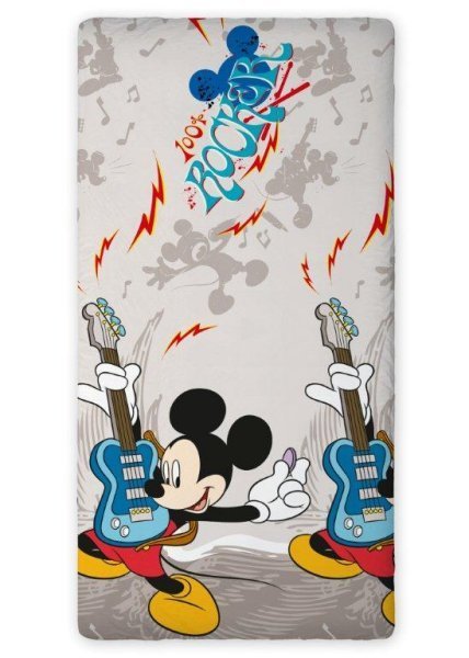 Spannbettlaken v. Mickey Maus (90x200 cm)