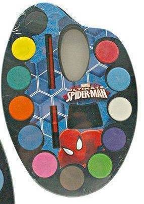 Wasserfarbpalette von Spiderman