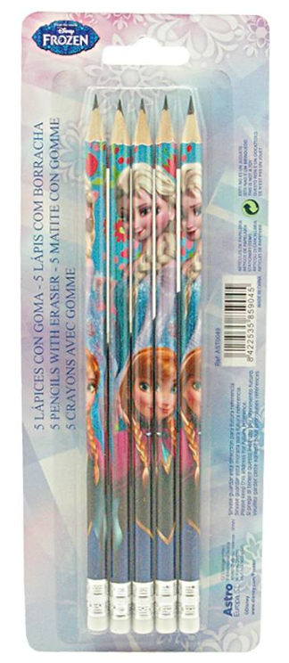Bleistifte von Frozen im 5er Set
