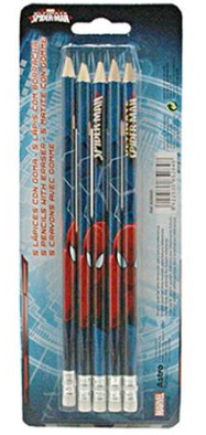 5er Pack Bleistifte von Spiderman