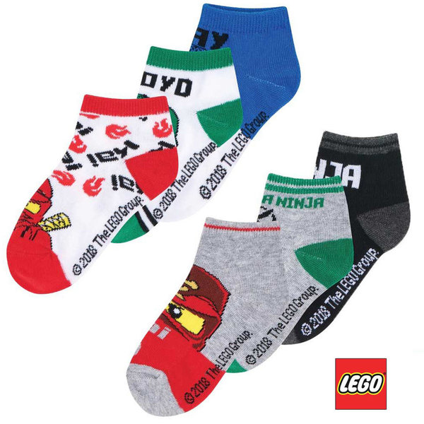 Sneaker-Socken im 3er Pack von Lego Ninjago
