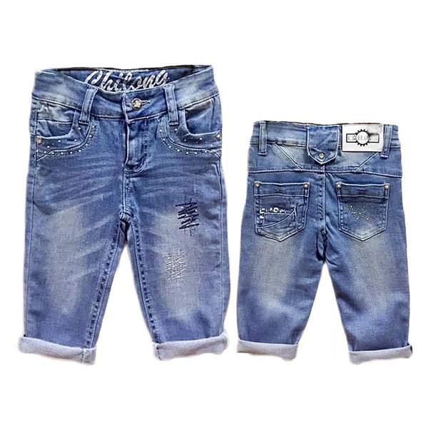 Capri- Jeans mit Applikationen