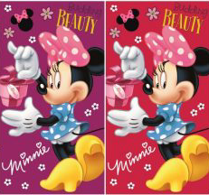 Gästehandtücher von Minnie Maus im Doppelpack