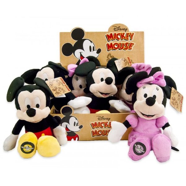 Plüschis von Mickey und Minnie Maus