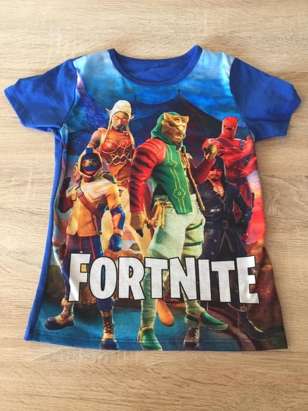 T-Shirt von Fortnite in Blau